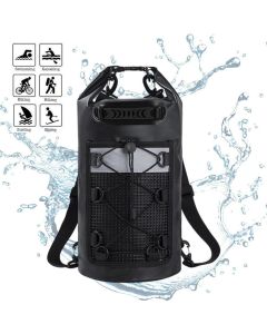 10L Waterproof Dry Bag Lightweight Dry Bag Beach Dry Sack for Travelling Fishing Cycling Kayaking Swimming Boating Beach Accessory, Black