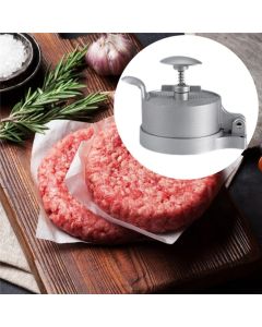 Hamburger Press Patty Maker,with Spring Ejector for Easy Removal, Single, Non-Stick Heavy-Duty Cast Aluminum