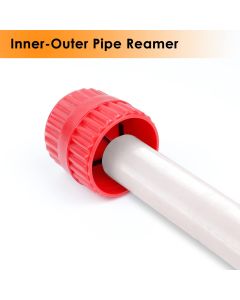 4 Pieces Inner-Outer Pipe Reamer,Acrylic Tubing Chamfer Tool for Copper/Brass/Aluminum Tubes, Deburring Copper Reamer Tubing Chamfer Tool
