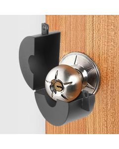 Door Knob Lockout Device – Prevents Unauthorized Entry, Disables Knob & Keyhole, Portable for Apartments/Homes/Rentals – Stops Unwanted Access, Ideal for Temporary Security (No Padlock)