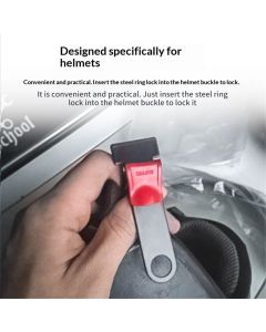 2 pair aluminum alloy Ring Lock, Helmet Strap D Ring Lock aluminum alloy Motorcycle Steel Ring Lock Black