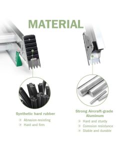2 pack Replacement Shoe Kit for Aluminium Ladder Extension Ladder Feet, Replacement Parts for Aluminum Ladders