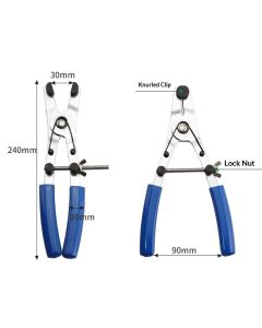 Motorcycle Brake Piston Removal Pliers, Brake Caliper Piston Remover Motorbike Repair Tool, 16.5-40mm Diameter Ergonomic Hand Tool for Motorbike（blue）