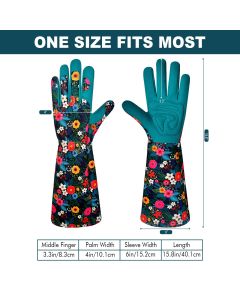 Gardening Gloves for Women, Breathable leather Garden Gloves with Grip, Thorn-Proof Puncture-Resistant Work Gloves（green）