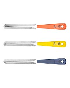 Professional Guitar Nut Files Set, 3 Piece Stainless Steel Double Edge Files for Bass, Mandolin, Banjo, Ukulele
