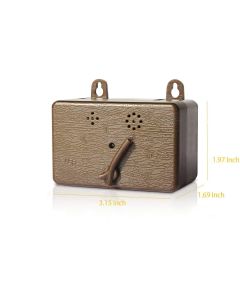 Anti Barking Device for Dogs, Sonic Bark Deterrents, 50 FT Ultrasonic Dog Barking Control Device, （Mocha Brown）