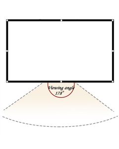100 inch 16:9 Thicken Portable Non Crease Foldable Projection Screen,Soft Projector Curtain Projection Screen,Suitable for Home Theater, Conference, Outdoor Camping Movie