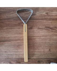 Scraper Fleshing Tool, Hide Scraper Flesher – Hide Tanning Kit, Leather Making Tools, Taxidermy Supplies