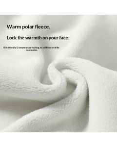 Cold Weather Ski Mask for Men Windproof Thermal Winter Scarf Mask Women Neck Warmer Hood for Cycling（Milk white gray）