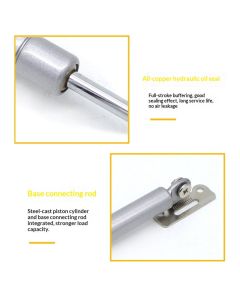 2 Pack 100N/22LBS Drop Down Gas Struts for Drop-Front Desk Downward Slowly Such as Fold-Down Desk, Flap Lid