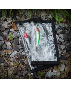 Fishing Lure Wraps 10 Packs Durable Clear PVC Lure Covers Keeps Fishing Safe Easily See Lures Fishing Hook Covers Bait Storage (10pcs 5L+5M)