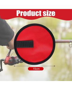 8 Pack Fishing Lure Covers Bait Gloves Lure Shield Wrap Fishing Hook Cover Easily See Bait Storage Protector Guard to Keep Fishermen Safe for  Rod（red）
