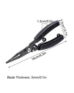 Stainless Steel Professional Multifunctional Fish Plier,Portable Fishing Multitool Pliers for aficionado of fishing, and even a green-hand starter（primary colors）