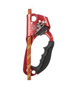 Hand Ascender Rock Climbing Tree Arborist Rappelling Gear Equipment Rope Clamp for 8~13MM Rope for Rock Tree Climbing Arborist Rescue Mountaineering Caving（red）