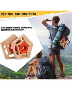 Vertical - Hang Holds,  Finger Strengthener, Pull-up Grip Arm Training Portable Finger Board Rock Climbing Holds Indoor and Outdoor