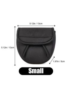 3pcs Spinning Reel Cover Storage Baitcasting Trolling Fishing Reel Protective Case Pouch Sleeve Gloves Fishing Bags  (S Fits:1000 2000 Spining Reel)