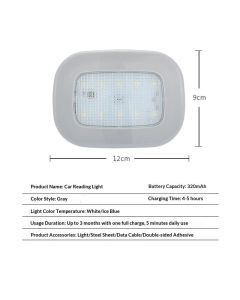 Car LED Lights Interior Battery Powered,USB Charging 10LED Small Wireless Dome Light Inside,RV Camper Shell Ceiling Roof Lights,Trunk Light