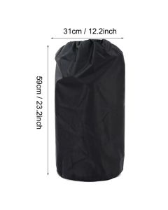 Propane Tank Cover for Cylinders - for Outdoor and Indoor Use, with Waterproof Coating Protective Propane Tank Cover Sun Protect (black,oniy bag)