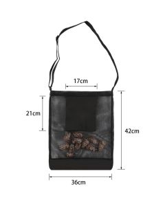Mushroom Foraging Bag - Foraging Kit , Adjustable Shoulder Strap, Mushroom Basket with Smartphone Pocket - Mushroom Hunting Bag,(black)