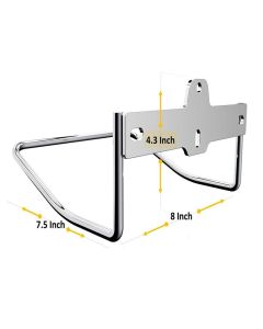 Ladder Hanger for Garage Wall, Ladder Storage Strollers and Folding Chair, Heavy Duty Lader Holder Rust Proof