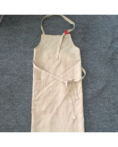 Kitchen Apron for Women & Men  Linen Cooking Aprons with pocket Cotton Long Apron X Back Kitchen Garden Florist Work Clothes Bib Dress