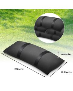 2 Packs Sand Bags for Weight, Outdoor Weatherproof Heavy Duty Weight Sandbag for Furniture Umbrella Stand Garden Cantilevers Poolside Accessories(Without Sand)