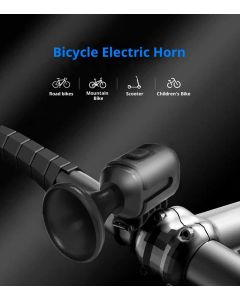 Electric Bike Horn, 120dB Electronic Bicycle Bell with Battery Operated Waterproof, Loud Bike Bell for Adults/Kids