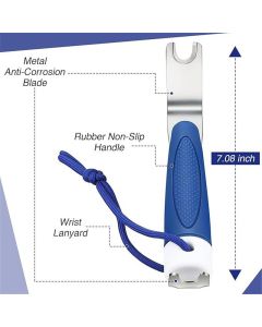 Practical and Durability Boat Cover Snap Release Tool Save Canvas from Ripping, Design for Boaters and Anglers（blue）