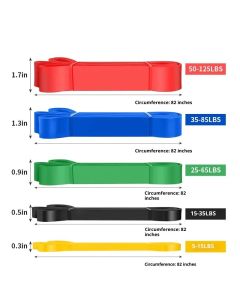 Pull Up Bands, Resistance Bands, Pull Up Assistance Bands Set for Men & Women, Exercise Workout Bands for Working Out, Body Stretching, Physical Therapy, Muscle Training