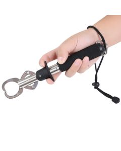 Fish Lip Gripper with Weight Scale and Measuring Tape Fish Scales Grip Grabber Professional Fish Holder Stainless Steel Fish Lip Grabber Fish Lip Grip Tool