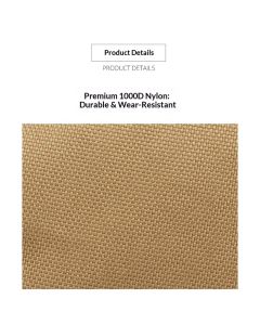 2 pack Outdoor Pouch Admin Pouch mini Pouches,Double Zipper Pocket Organizer can be Worn on The Belt（khaki）
