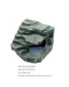 Large Resin Reptile Tank Accessories Hideouts Cave Habitat Decor for Leopard Gecko Lizards Turtle