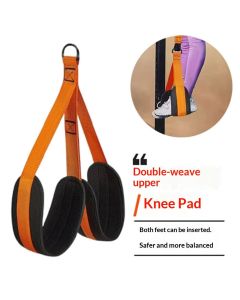 Two Foots Pull Up Assistance Bands, Heavy Duty Resistance Band for Pull Up Bar, Adjustable Weight/Size with Fabric Feet/Knee Rest, Bands for Pull Up Assist for Strength Training, Pull Up
