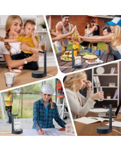 Desktop Water Bottle Dispenser, Portable Electric Water Bottle Pump Countertop for 5 Gallon & Universal Bottles, USB Charging Automatic Water Jug Dispenser for Bedside, Home, Office, Outdoor