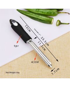 3pcs Chili Pepper Corer Stainless Steel Zucchini Cucumber Corers Special Kitchen Gadgets With Serrated Edge Easy Remove The Seeds Of Your Veggies & Fruits