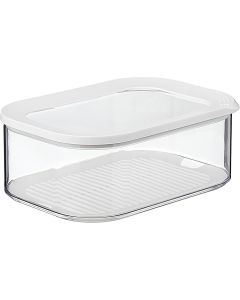 Cheese Box for Cheddar  with Transparent Lid, Airtight, Portable, BPA Free, Holds 68 oz/2000ml, 1 Count