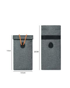 2pcs   Pouch for Car Keys and Smartphone, Key Signal Blocking Bag, Cell Phone Keyless Entry  Signal Blocking Bag（grey）