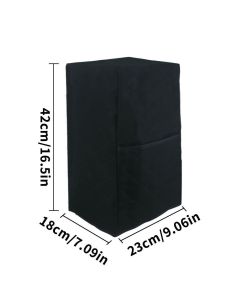 Dust Proof Stain Resistant Blender Cover for Home Kitchen Black Home intelligent fruit and vegetable juicer, blender, dust cover, kitchen appliance protective cover(Black quilted style)