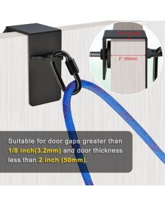 Door Anchor for Resistance Bands, Heavy Duty Door Anchor Attachment, Workout Door Mount Anchors for Body Weight Straps, Strength Training, Physical Therapy Exercise, Home Gym