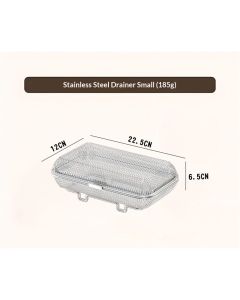 Dishwasher Basket,  Food-Grade Stainless Steel Dishwasher Basket for Small Item, Bottle Accessories, Scoops, Forks, Chopsticks Cleaning, small size