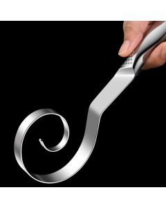 2pcs Integrated stainless steel and flour mixer, kitchen adhesive powder and dough do not mix, manual mixer worker（silvery）