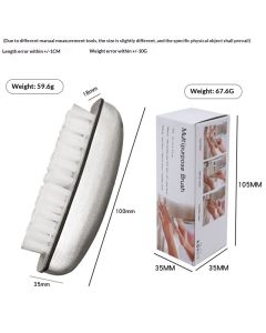2pcs Vegetable and Fruit Cleaning Brush,  Stainless Steel Cleaning Brush, Microfiber Scrubbing Pad, Multipurpose Kitchen Tool