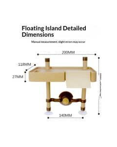 1pc Turtle Platform Floating Basking Terrace for Tortoises and Reptiles Multifunctional Aquarium Landscape Decor Easy to Clean