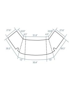 RV front windshield cover, sunshade, sun protection, heat insulation, sunshade, car use, anti frost, anti snow, windshield, anti snow cover（207*157*74cm）