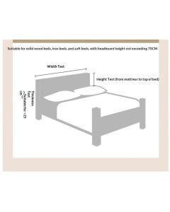 Bed Headboard Cover for Queen, Stretch Bed Head Board Slipcover Covers, Dustproof Protector Cover for Upholstered Headboard (White, for Queen Headboard (55"-67"))
