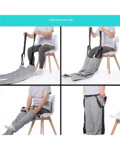 a pair Pants Wearing Assist Clip and Pull Dressing Aids Tool Device No Need Bend for Elderly Disabled Pregnant Injuries Pants Helper（black)