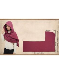 Women Men Fashion Shawl Scarf Cape | Multifunctional Hooded Cowl | Medieval Linen Cotton Cowl Hood |Vintage Goth Costume