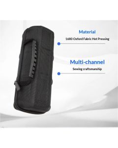 Watch case for travel and storage, hard 3 slots Watch Roll Organizer for Men and Women（does not include a watch）