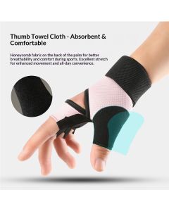 1 Pair Essential Training & Weightlifting Gloves, Fingerless Workout Gloves, for Secure Hold and Palm Padding Protection
