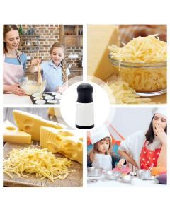 Cheese Shredder Rotary, Stainless Steel Rotary Graters, Non-Slip Handheld RotaryCheese Grater, Multipurpose Parmesan Cheese Grinder, Kitchen Gadgets, for Kitchen, Dining Room